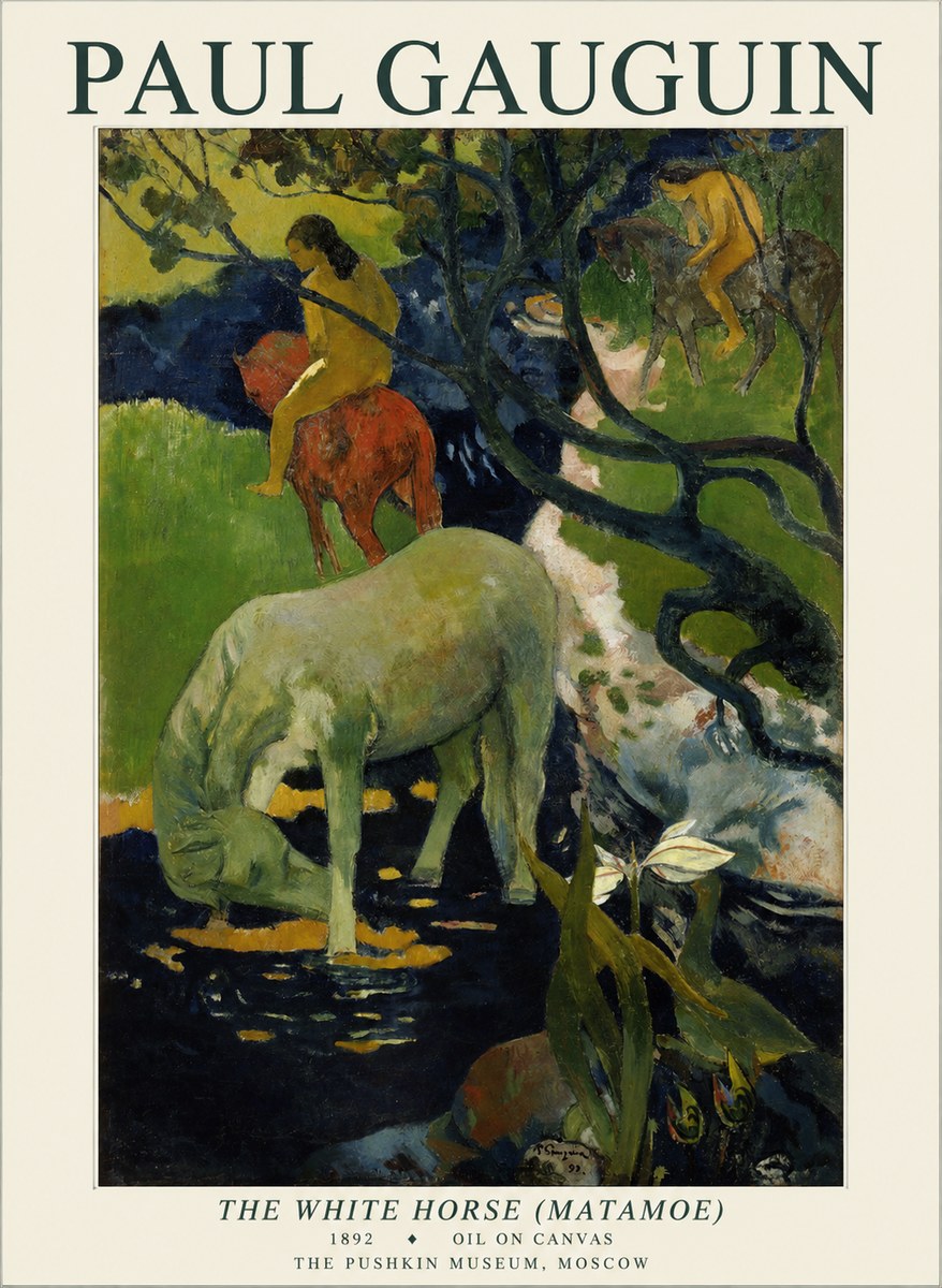 Paul Gauguin The Siamese (Tehura and Noa Noa) No4 - Poster