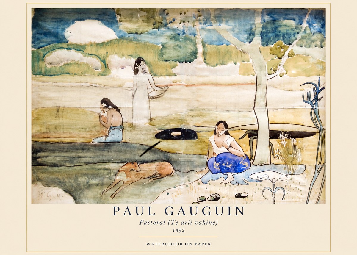 Paul Gauguin Pastoral (Te Arii Vahine) No1 - Poster