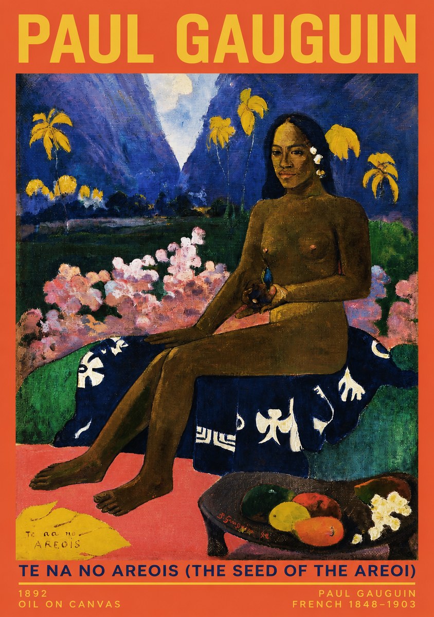 Paul Gauguin Te Na No Areois (the Seed of the Areoi) No2 - Poster