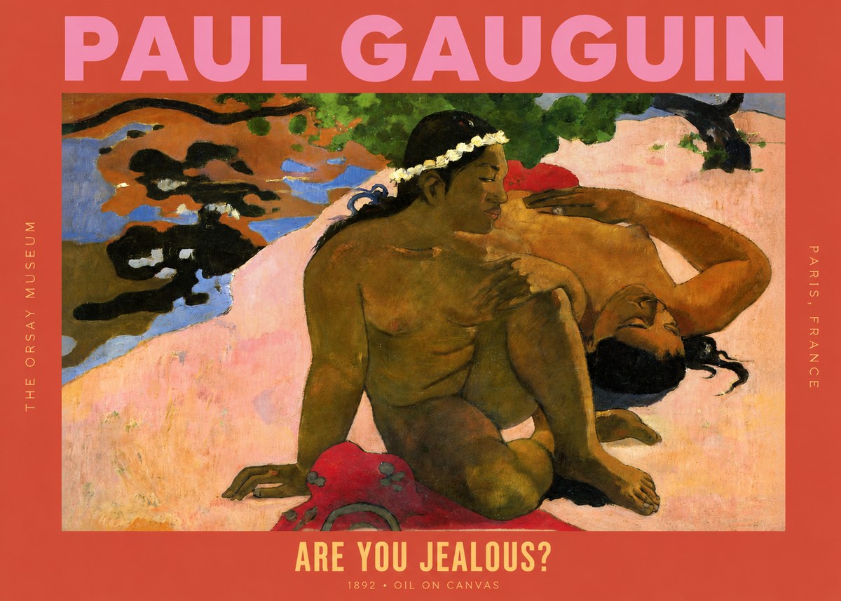 Paul Gauguin Are You Jealous? No2 - Poster