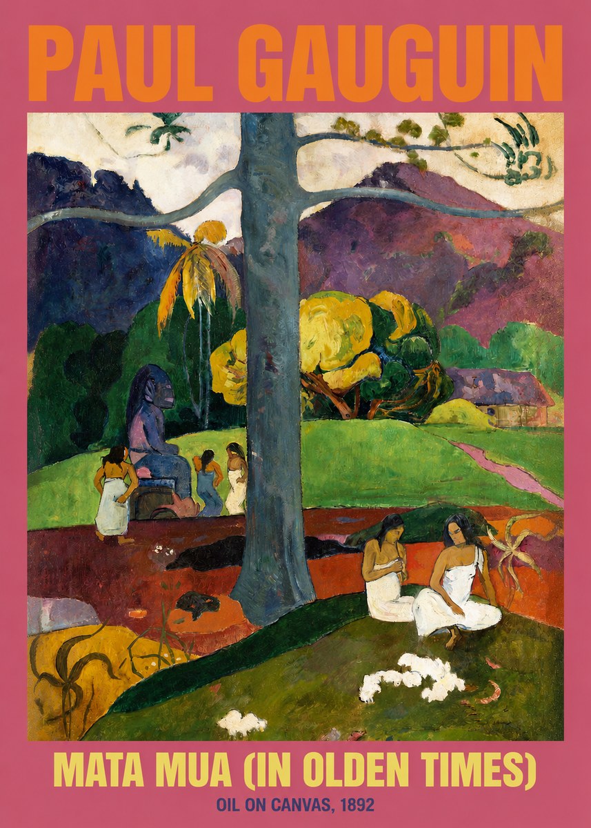 Paul Gauguin Mata Mua (in Olden Times) No2 - Poster