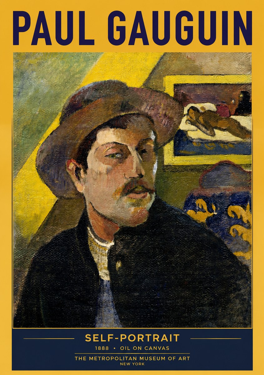 Paul Gauguin Self-portrait II No2 - Poster