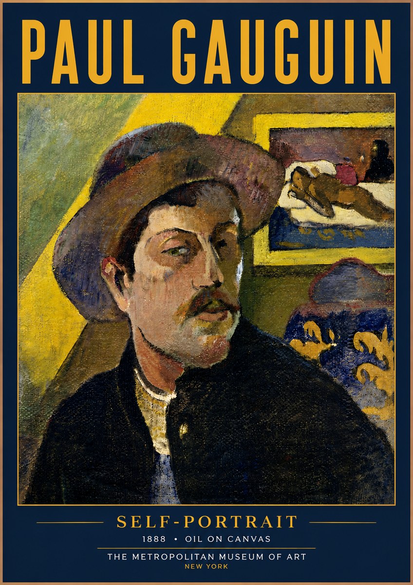 Paul Gauguin Self-portrait II No4 - Poster