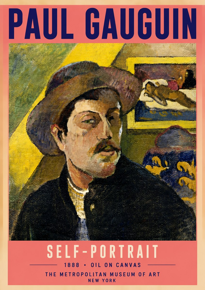 Paul Gauguin Self-portrait II No6 - Poster