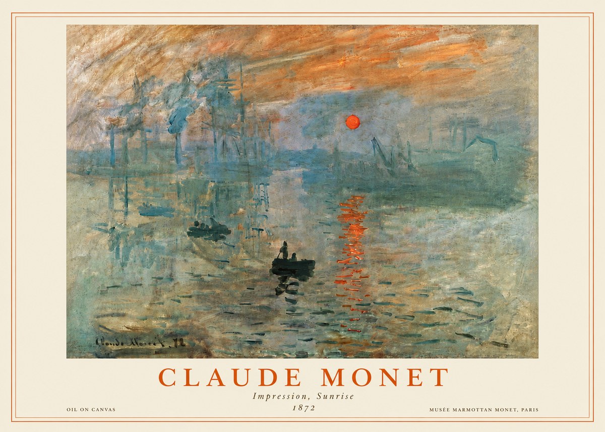 Monet Impression, Sunrise II No4 - Poster