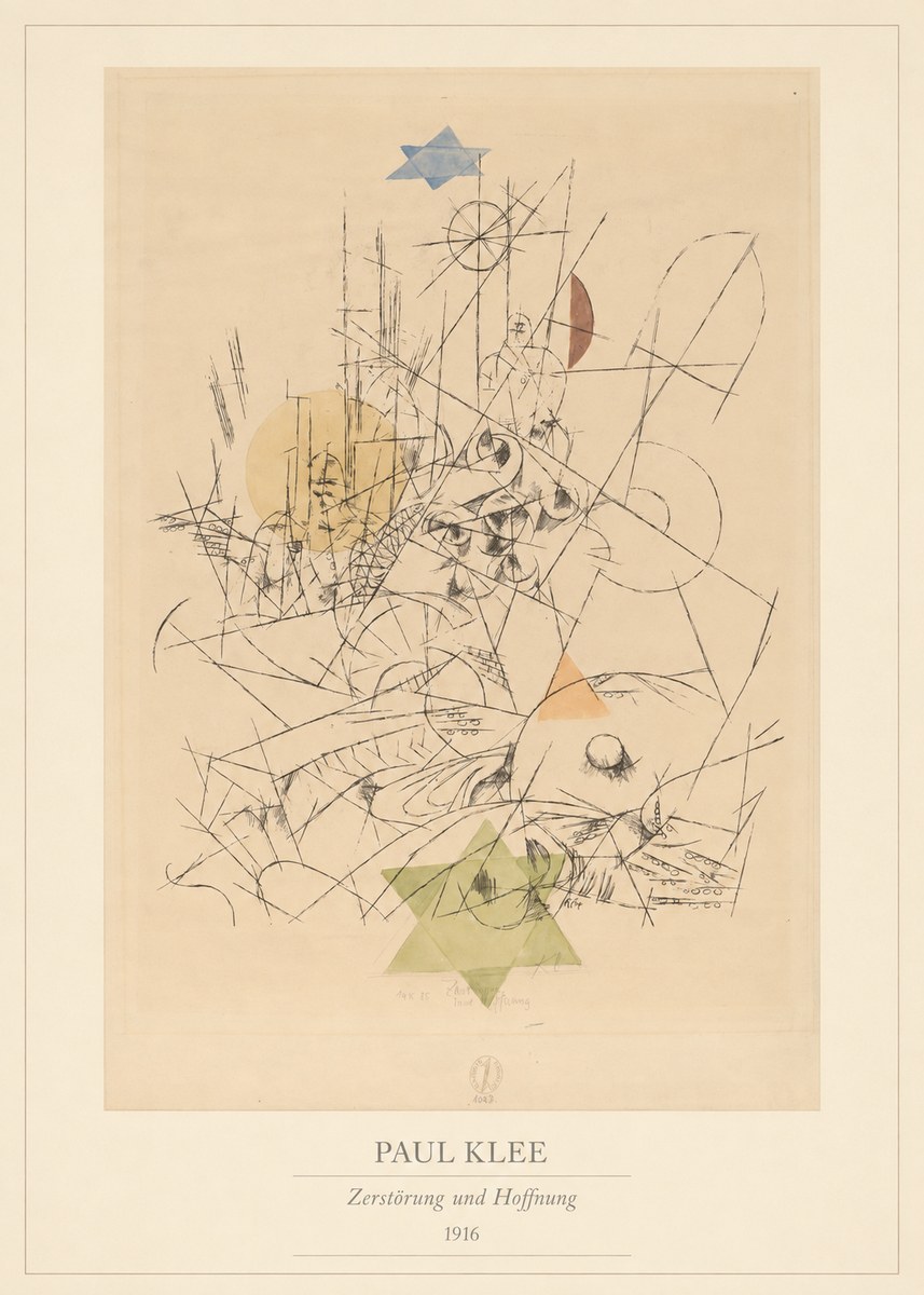 Paul Klee Zerstörung Und Hoffnung I No4 - Poster
