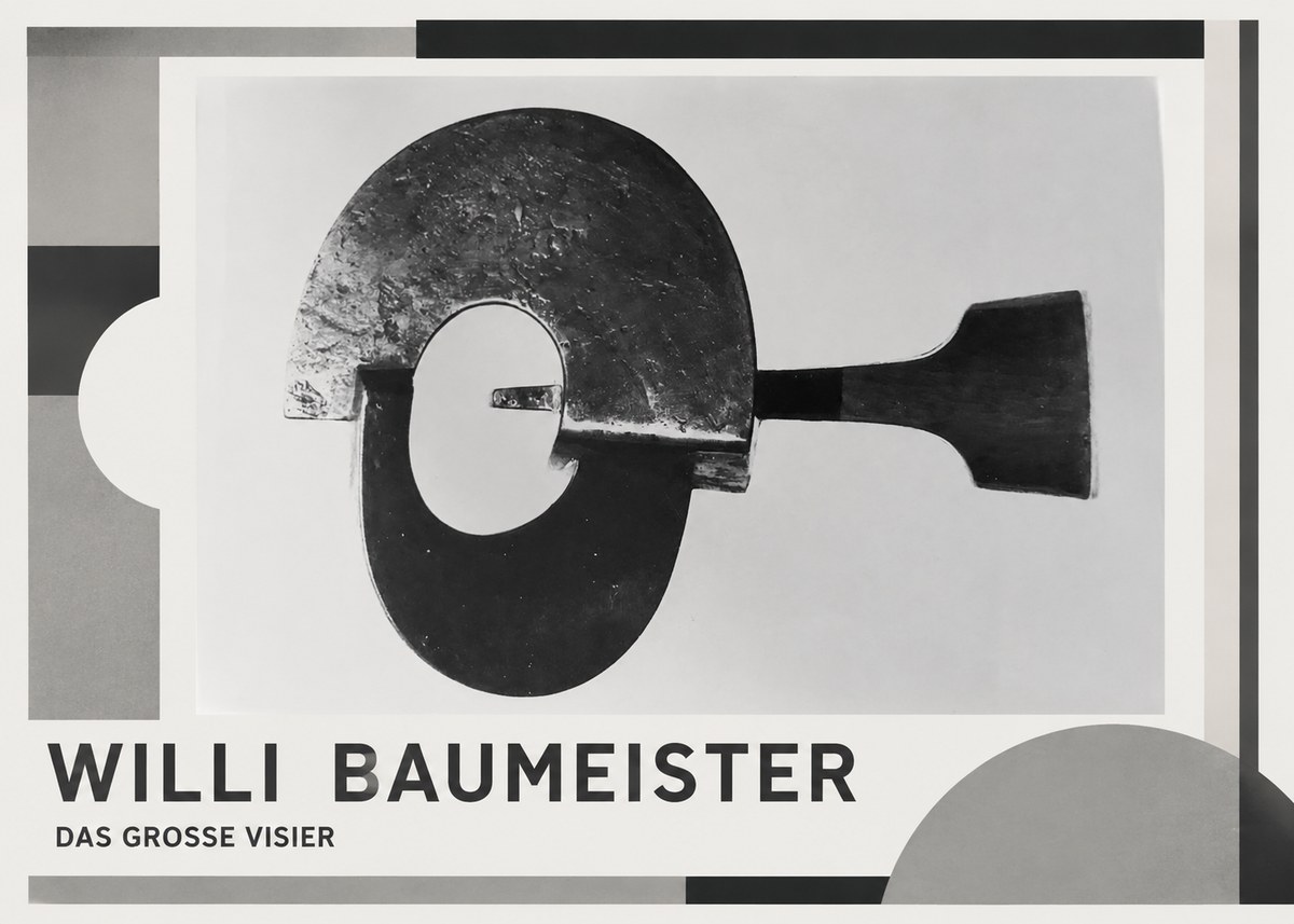 Willi Baumeister Das Grosse Visier No1 - Poster