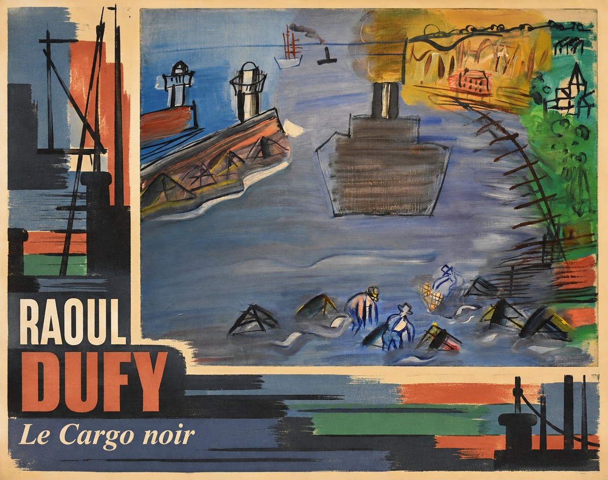 Raoul Dufy Le Cargo Noir No4 - Poster