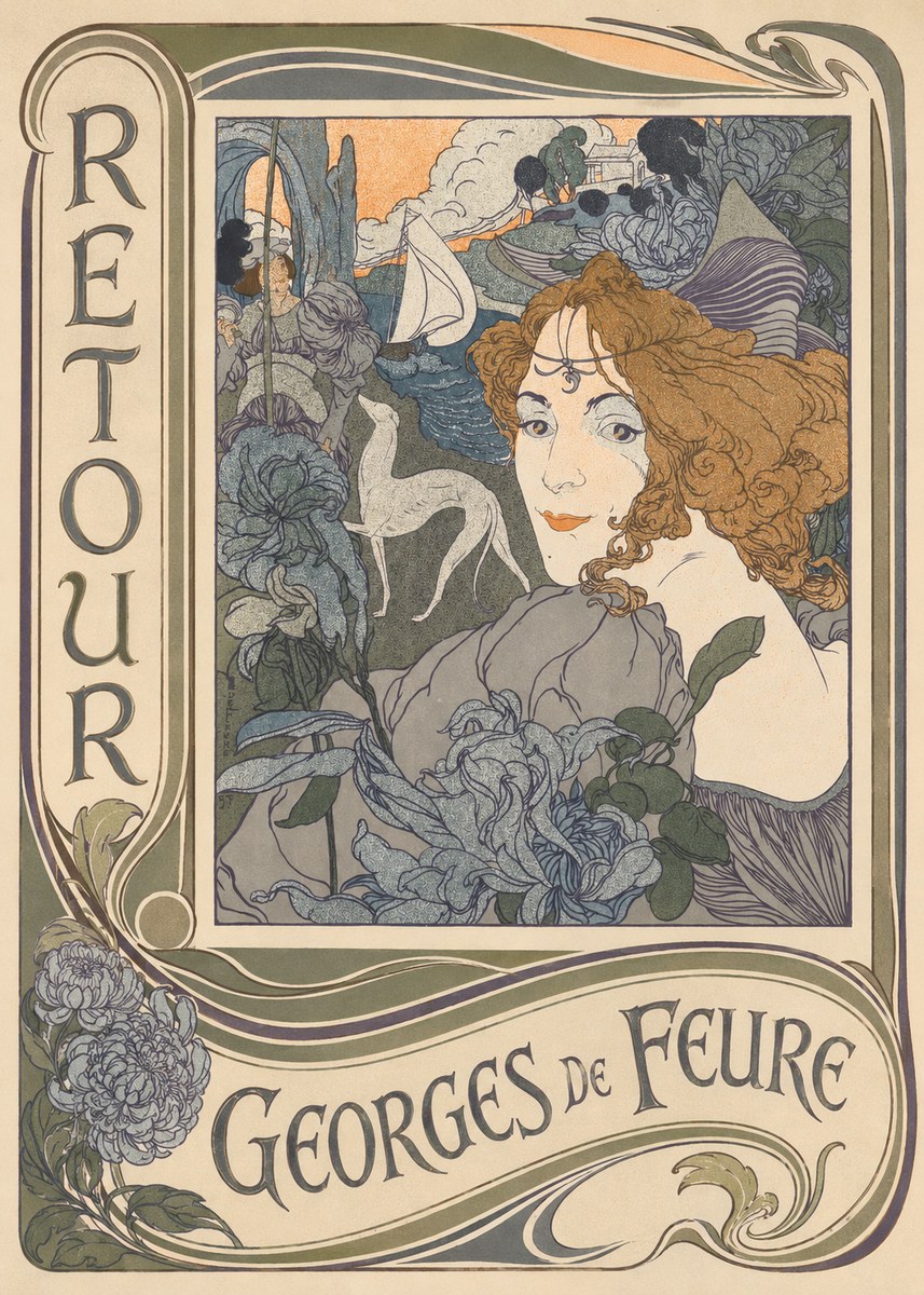 Georges de Feure Retour No4 - Poster