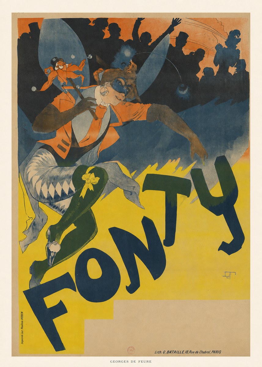 Georges de Feure Fonty I No6 - Poster