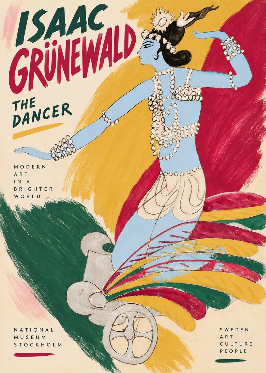 Isaac Grünewald Dancer on a Chariot No6 - Poster