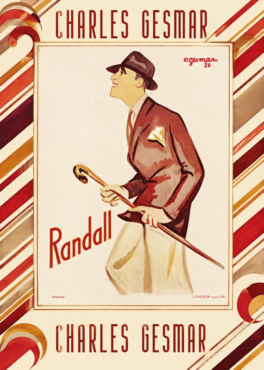 Charles Gesmar Randall I No4 - Poster