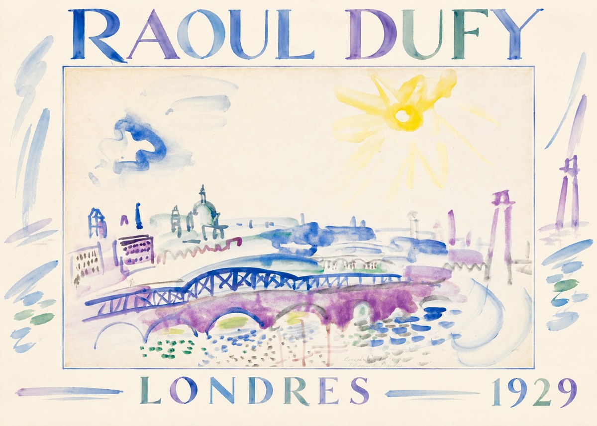 Raoul Dufy Londres - 1929 No1 - Poster
