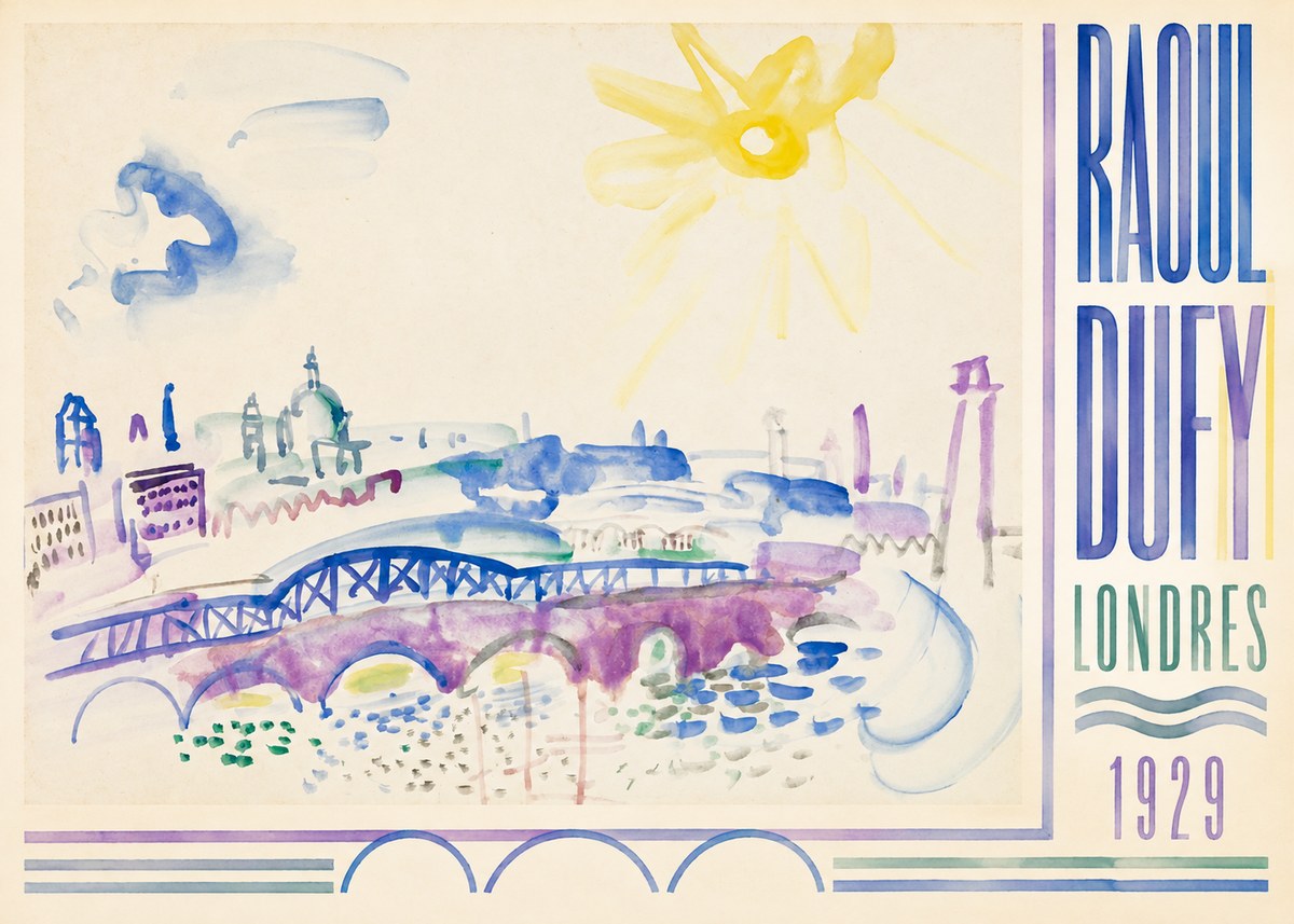 Raoul Dufy Londres - 1929 No2 - Poster