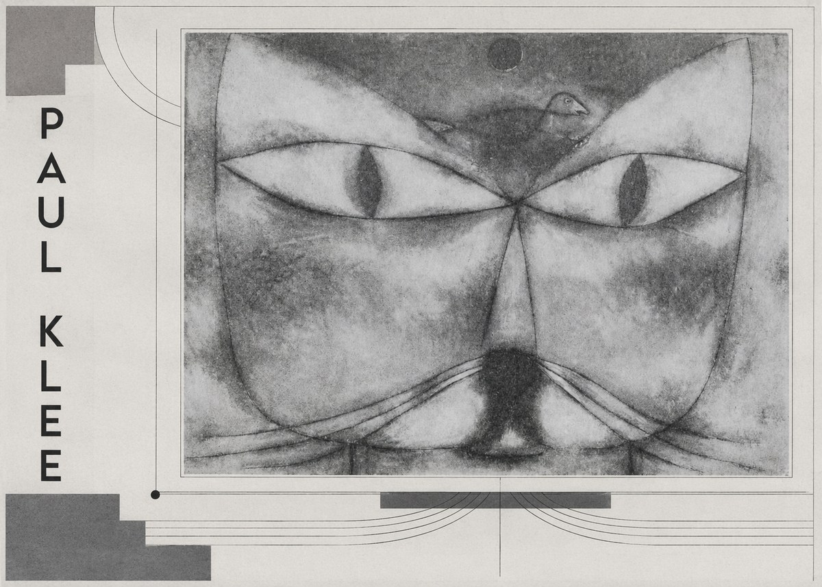 Paul Klee Cat and Bird No4 - Poster