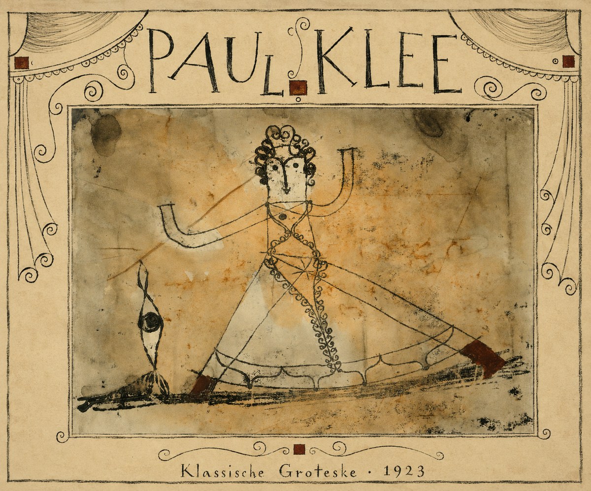 Paul Klee Klassische Groteske No6 - Poster