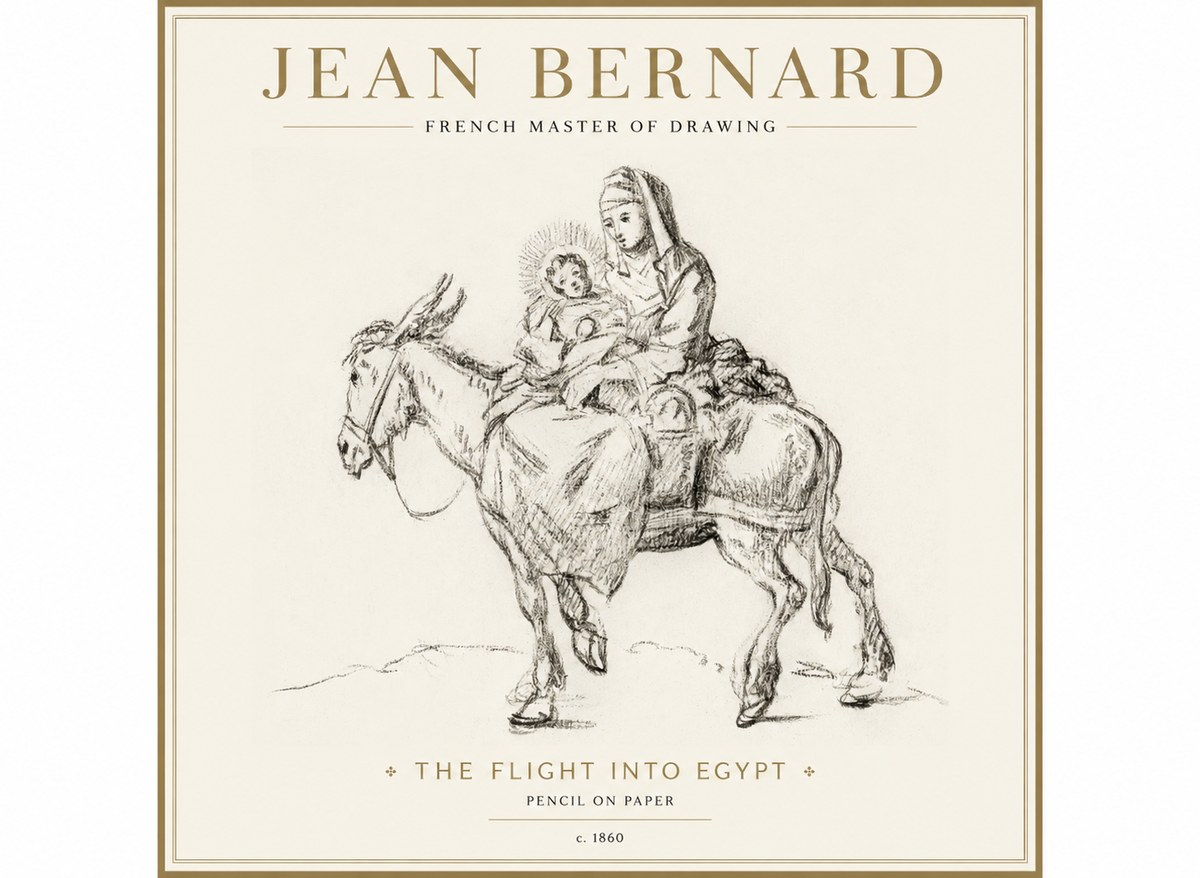 Jean Bernard The Flight into Egypt No1 - Poster