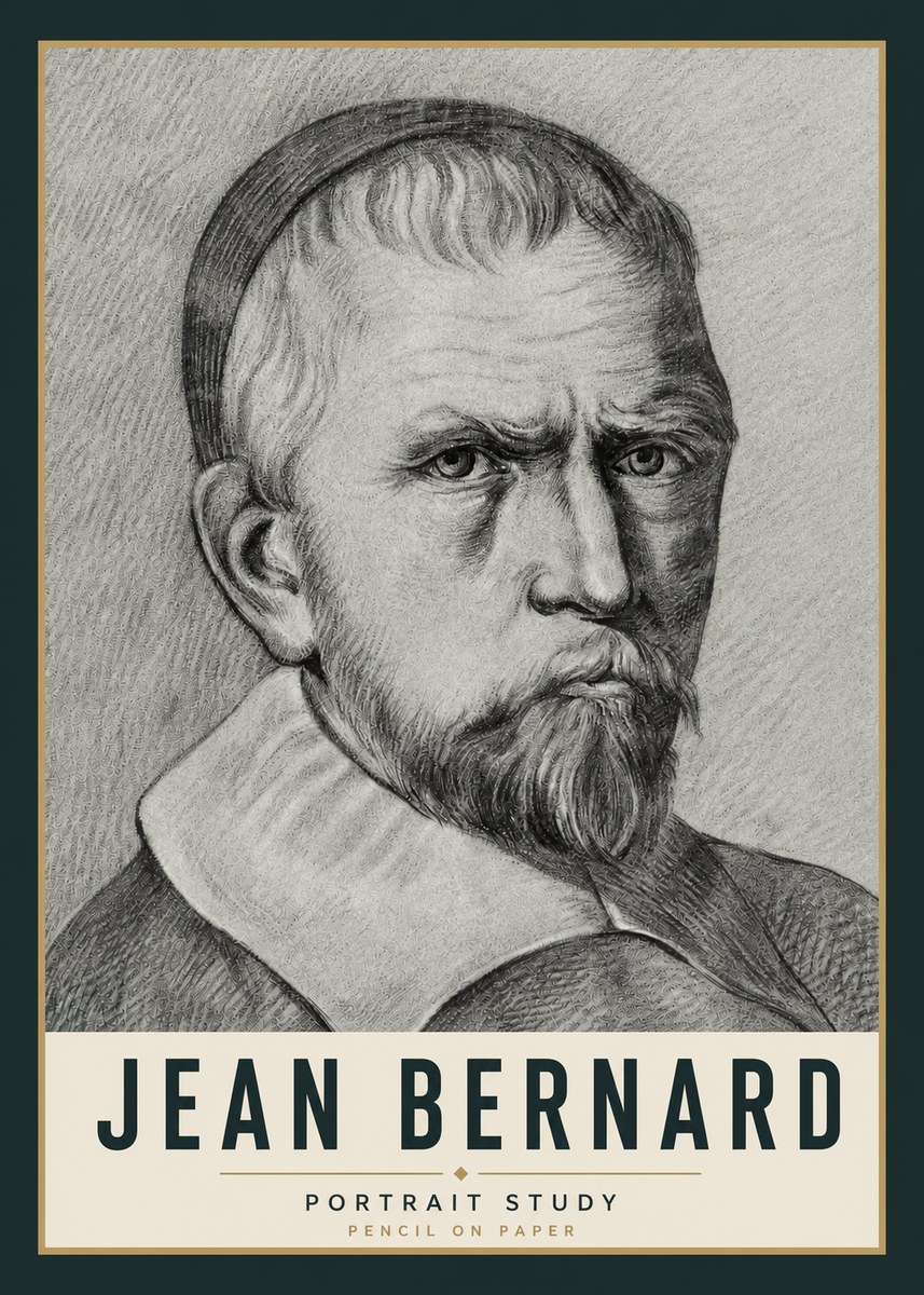 Jean Bernard Portrait Study IV No5 - Poster