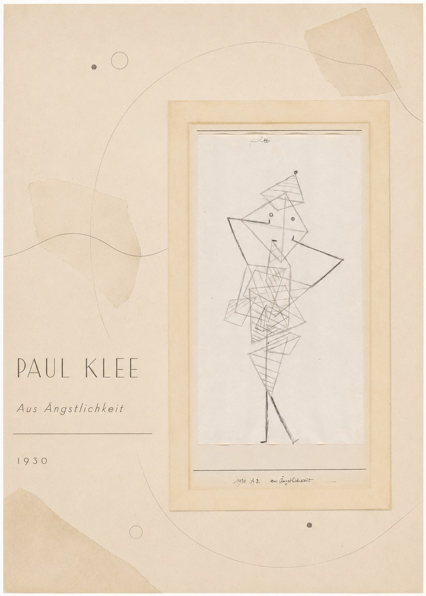 Paul Klee Aus Ängstlichkeit No4 - Poster