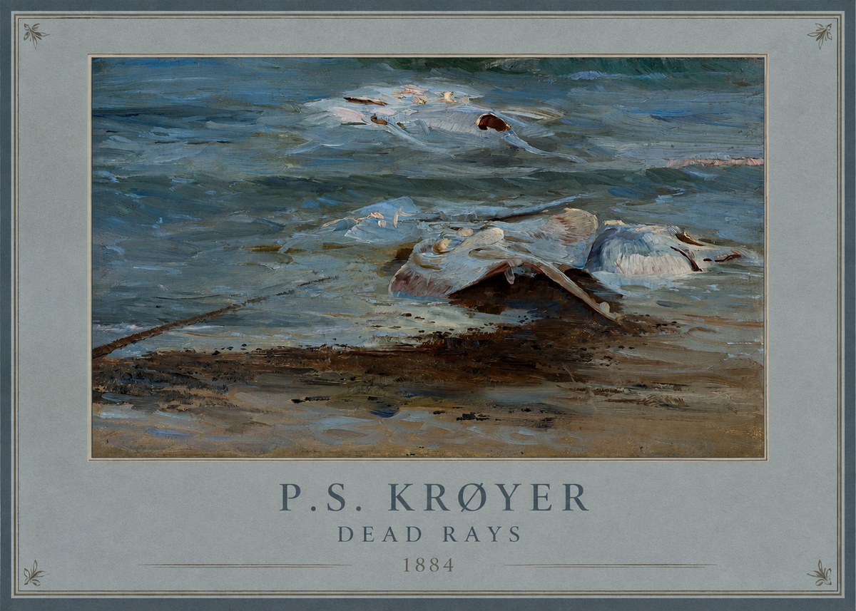 P.S. Krøyer Dead Skates No4 - Poster