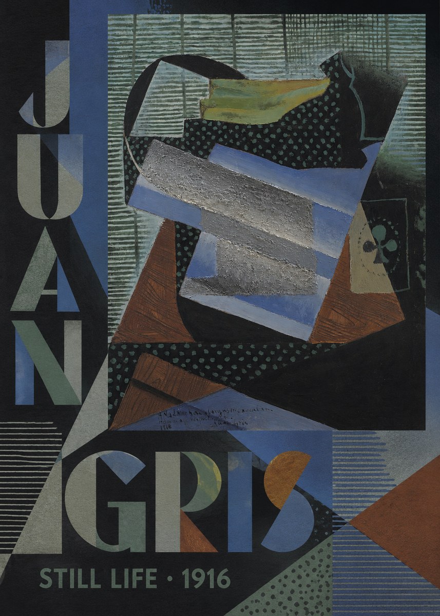 Juan Gris Still Life II No2 - Poster