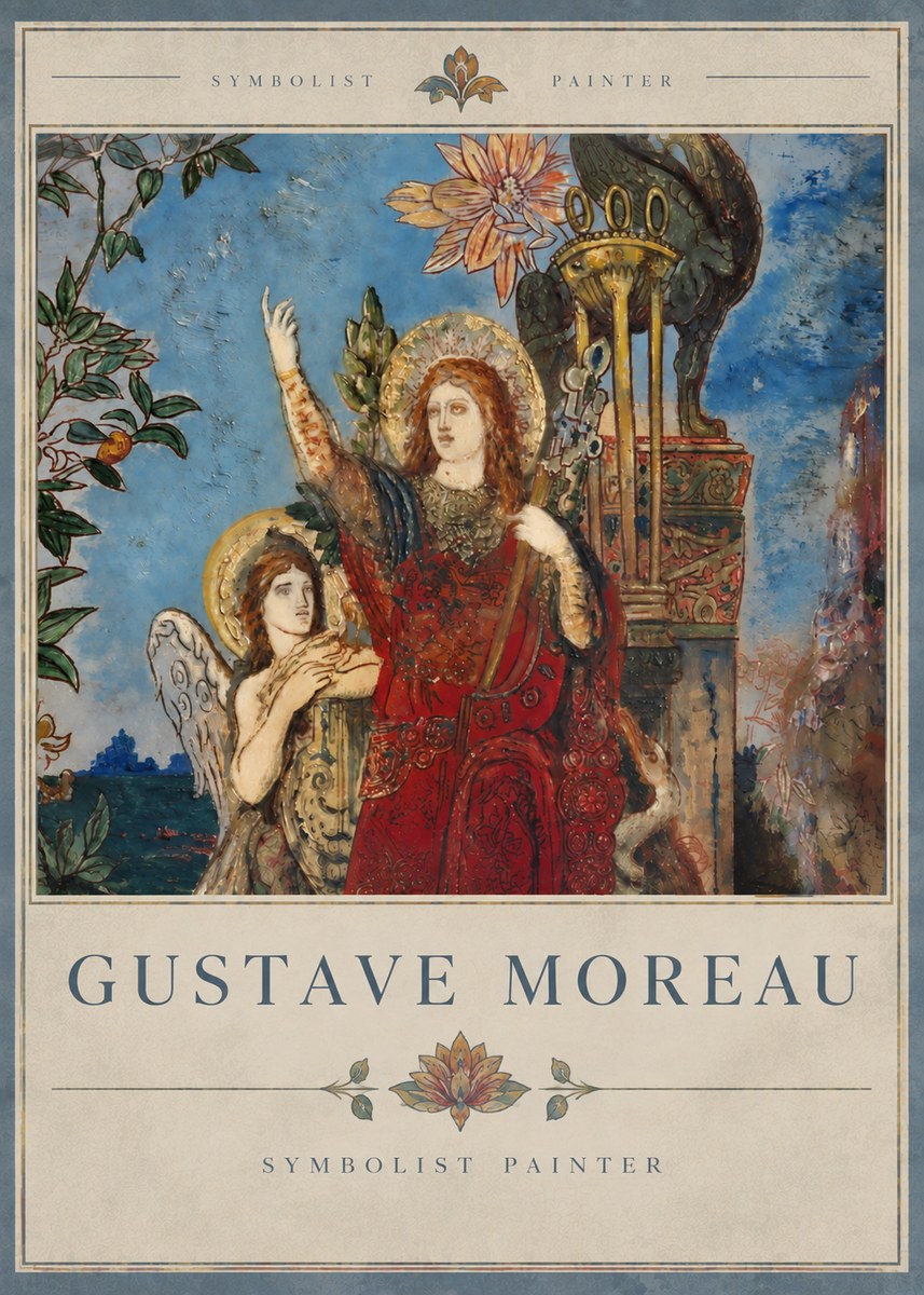 Gustave Moreau The Apparition I No5 - Poster