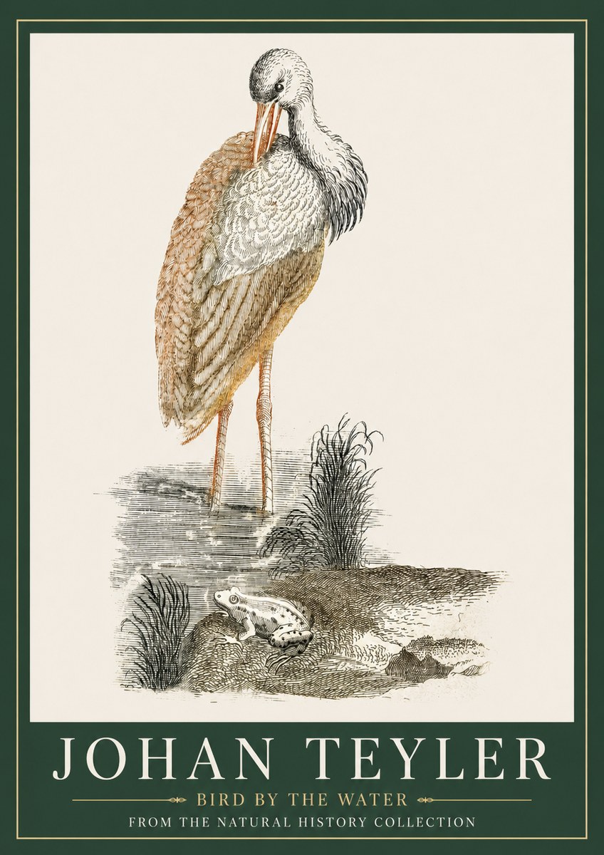 Johan Teyler Bird by the Water No3 - Poster