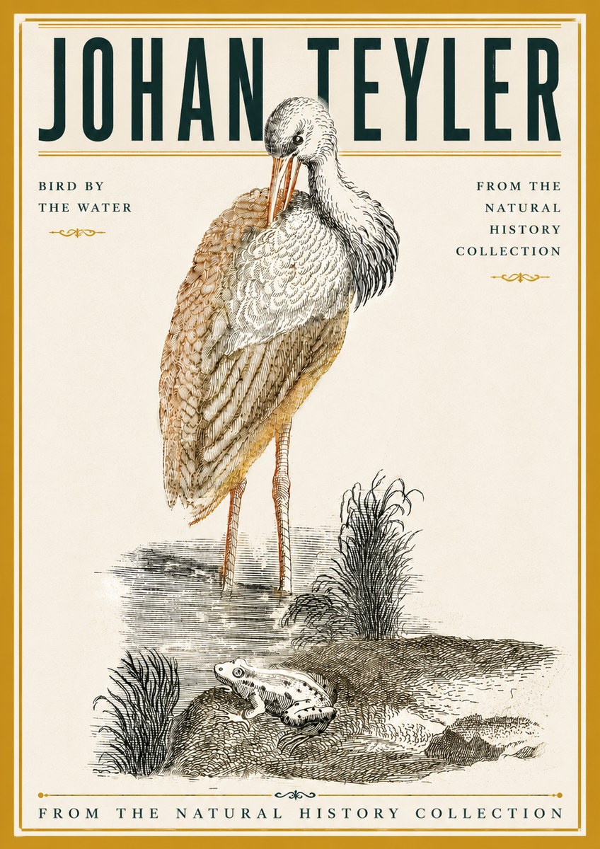 Johan Teyler Bird by the Water No6 - Poster
