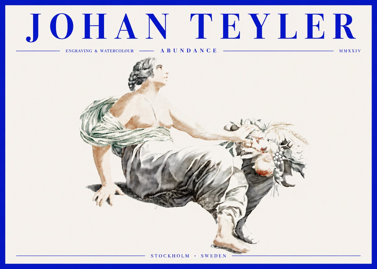 Johan Teyler Abundance No4 - Poster