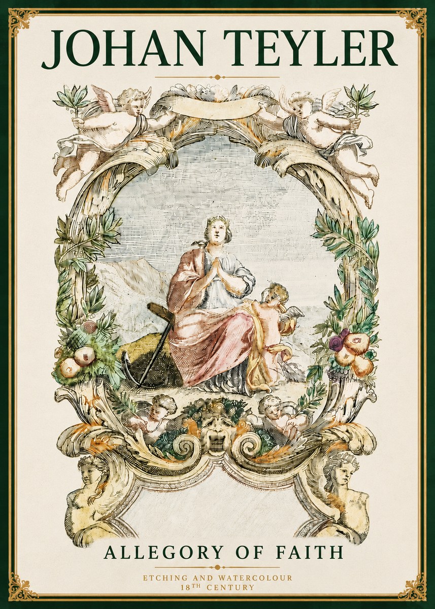 Johan Teyler Allegory of Faith No4 - Poster