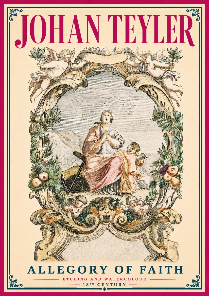 Johan Teyler Allegory of Faith No5 - Poster
