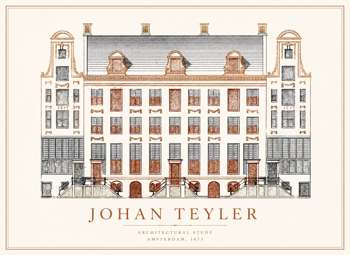 Johan Teyler Architectural Study VIII No1 - Poster