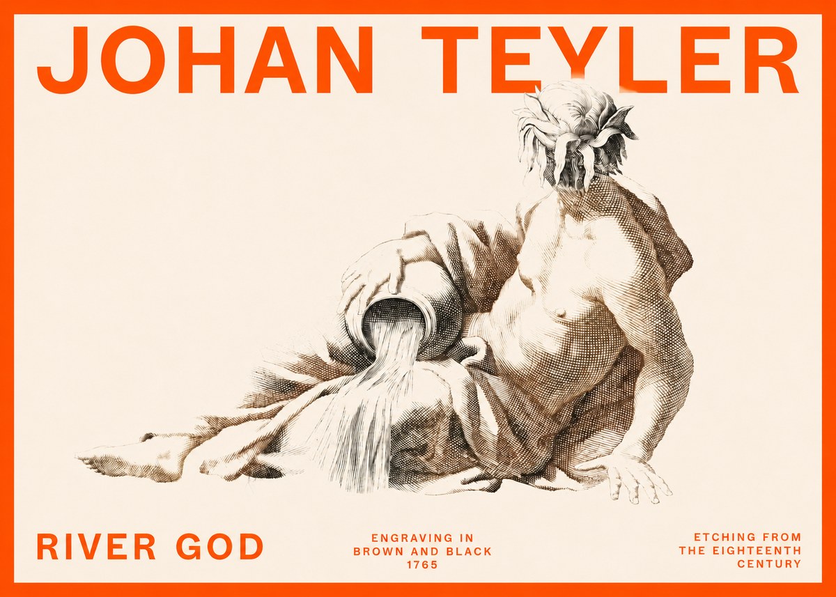 Johan Teyler River God No2 - Poster