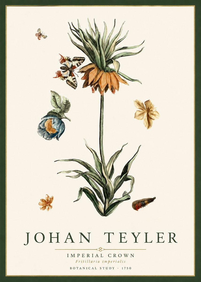 Johan Teyler Crown Imperial No5 - Poster