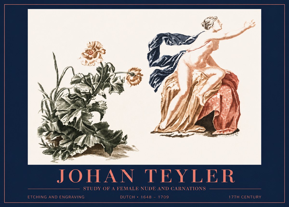 Johan Teyler A Study of Nature and Form No5 - Poster