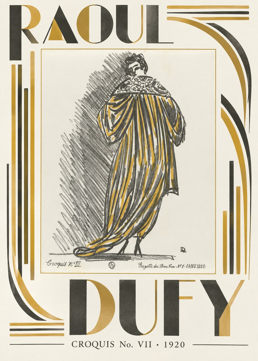 Raoul Dufy Croquis No. Vii No3 - Poster