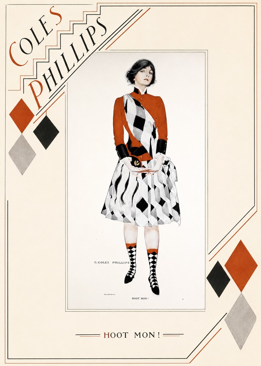 Coles Phillips Hoot Mon! No3 - Poster