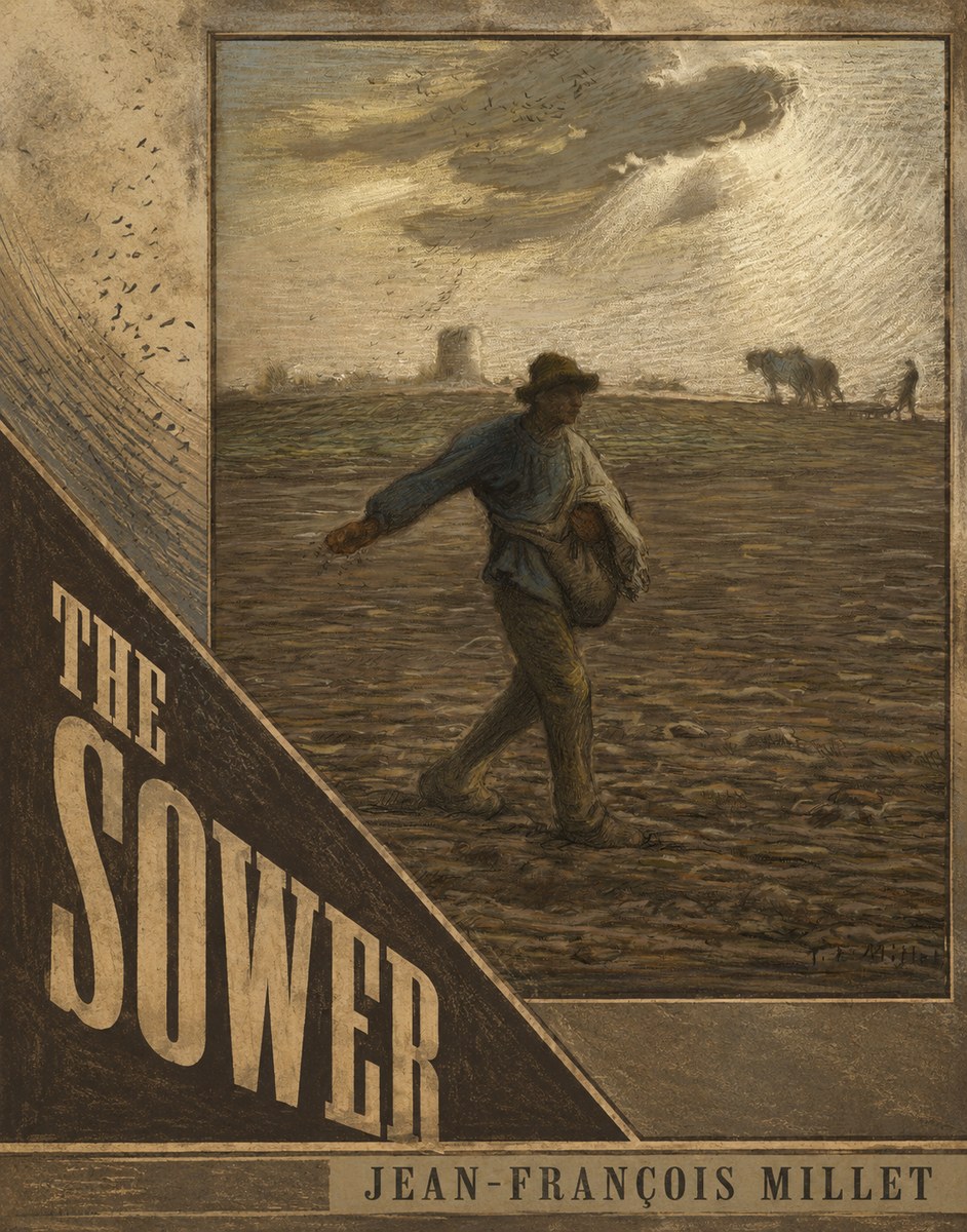 Jean-François Millet The Sower I No6 - Poster