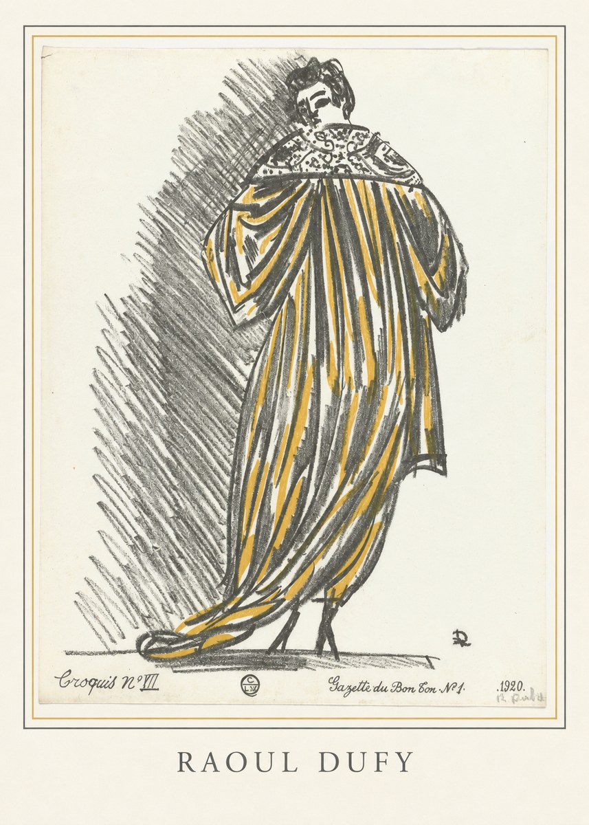 Raoul Dufy Croquis N°vii No5 - Poster