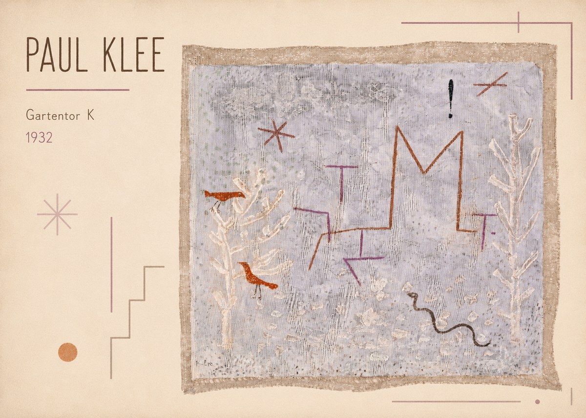 Paul Klee Gartentor K No1 - Poster