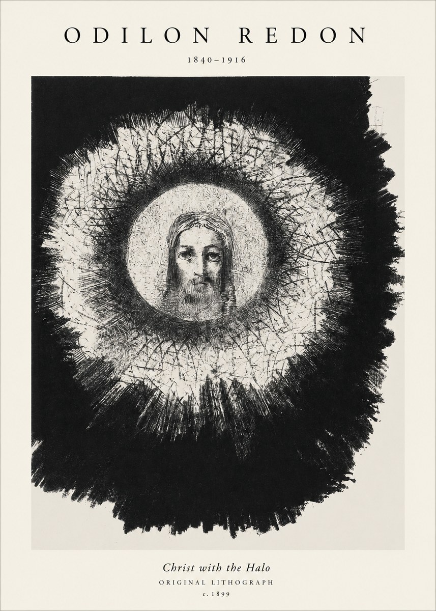 Odilon Redon Christ with the Halo No1 - Poster