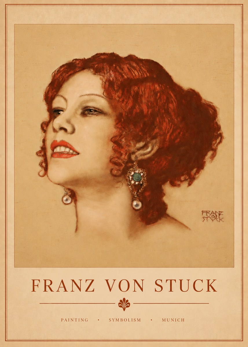 Franz von Stuck Medusa No4 - Poster