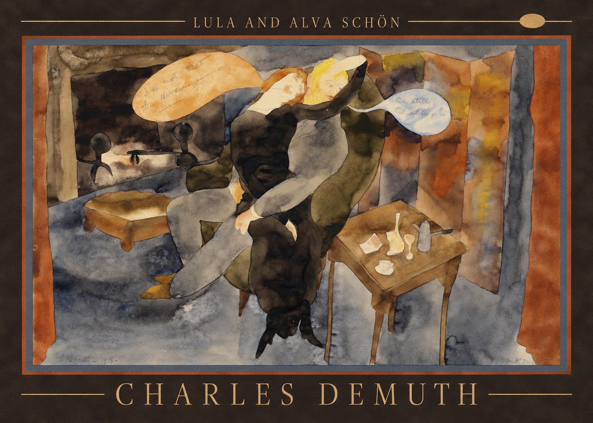 Charles Demuth Lula and Alva Schön No6 - Poster