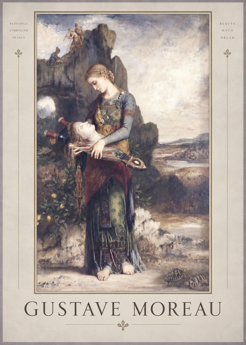 Gustave Moreau Salome with the Head of John the Baptist No4 - Poster