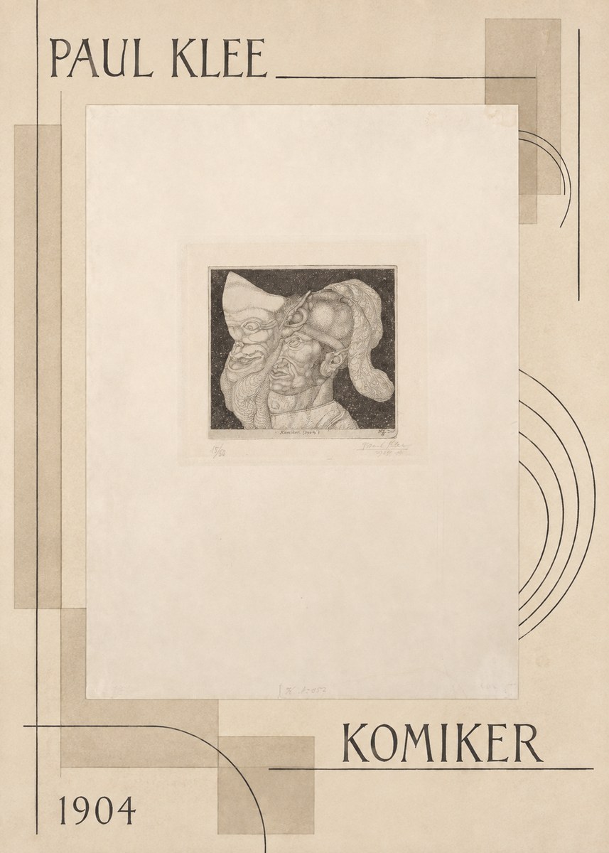 Paul Klee Komiker No2 - Poster