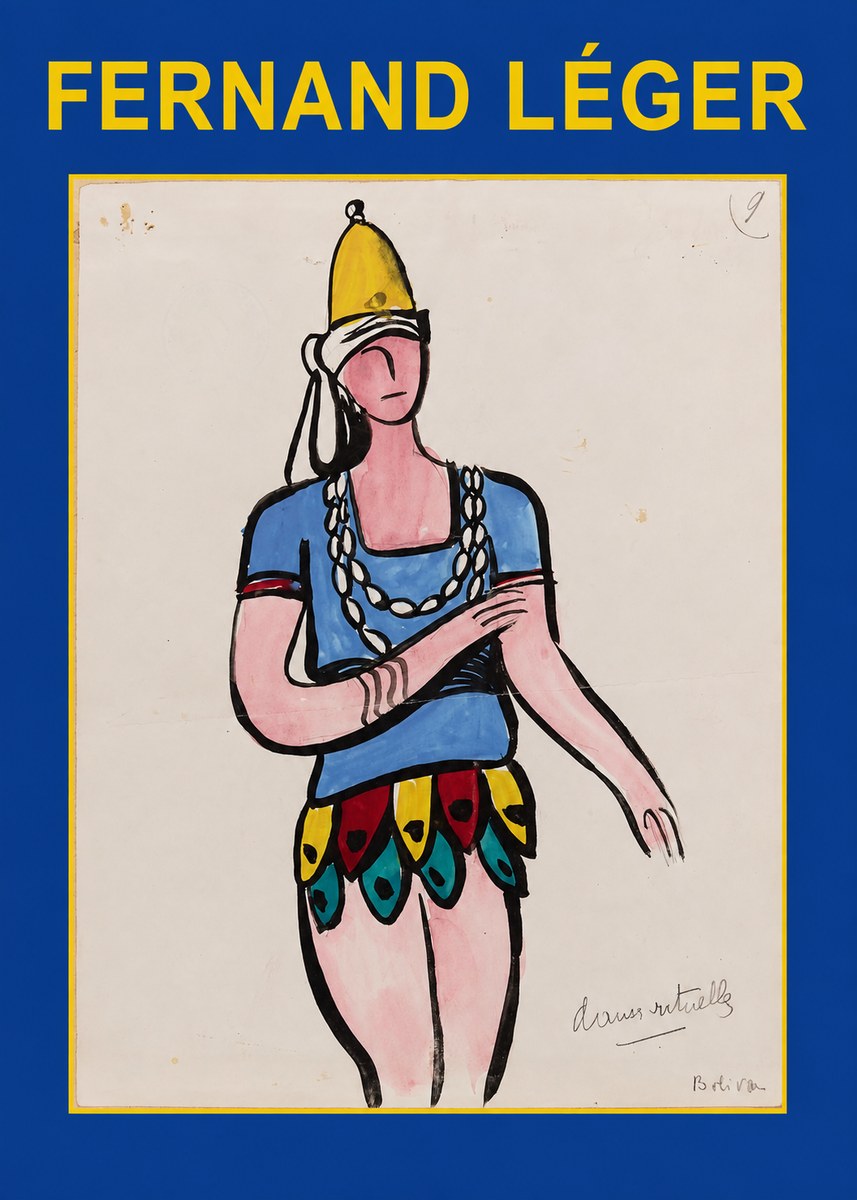 Fernand Léger Danse Rituelle No1 - Poster