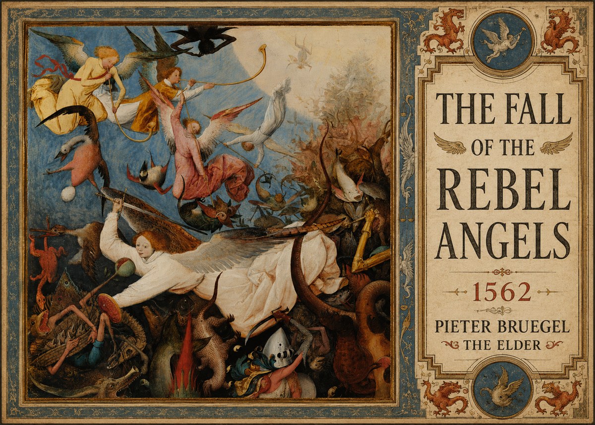 Pieter Bruegel The Fall of the Rebel Angels II No3 - Poster