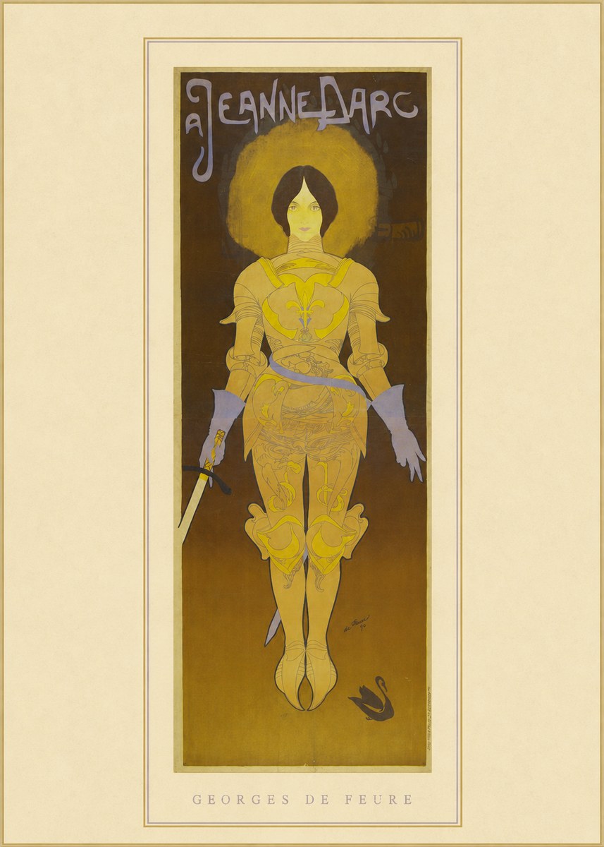 Georges de Feure À Jeanne D'arc No4 - Poster