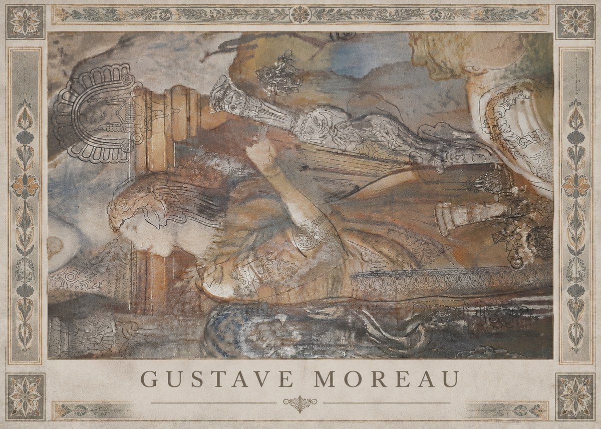 Gustave Moreau Study for the Triumph of Death No6 - Poster