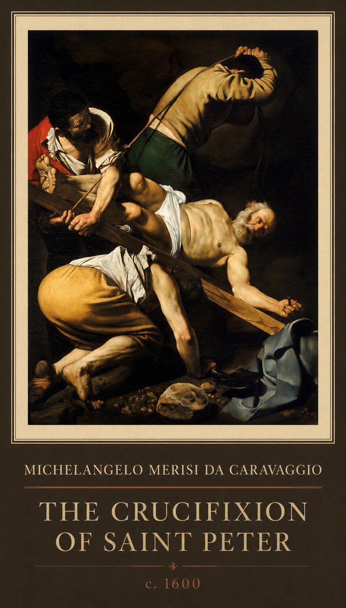 Michelangelo Merisi da Caravaggio The Crucifixion of Saint Peter II No1 - Poster
